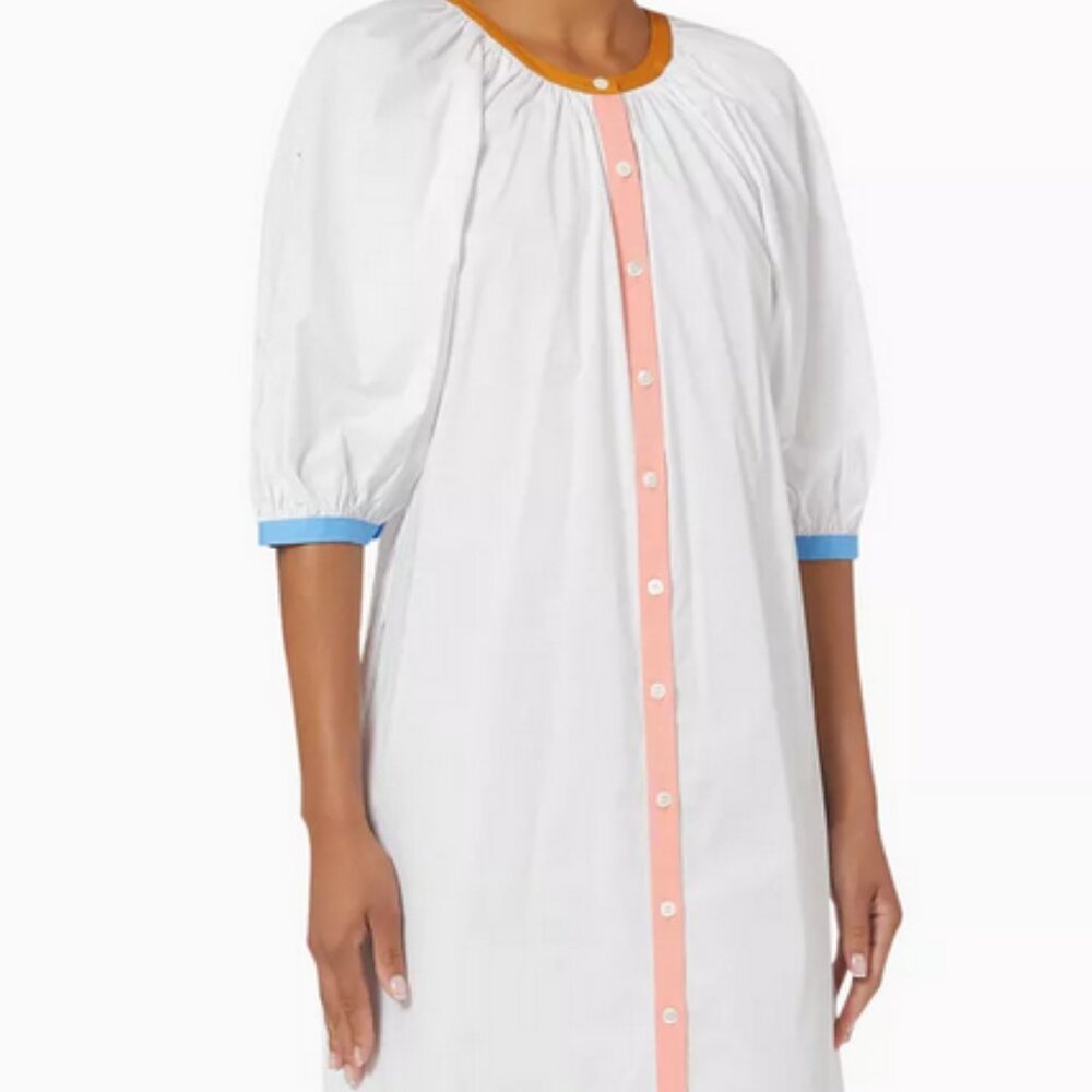 STAUD - Vincent Maxi Dress in Cotton Poplin - Size S